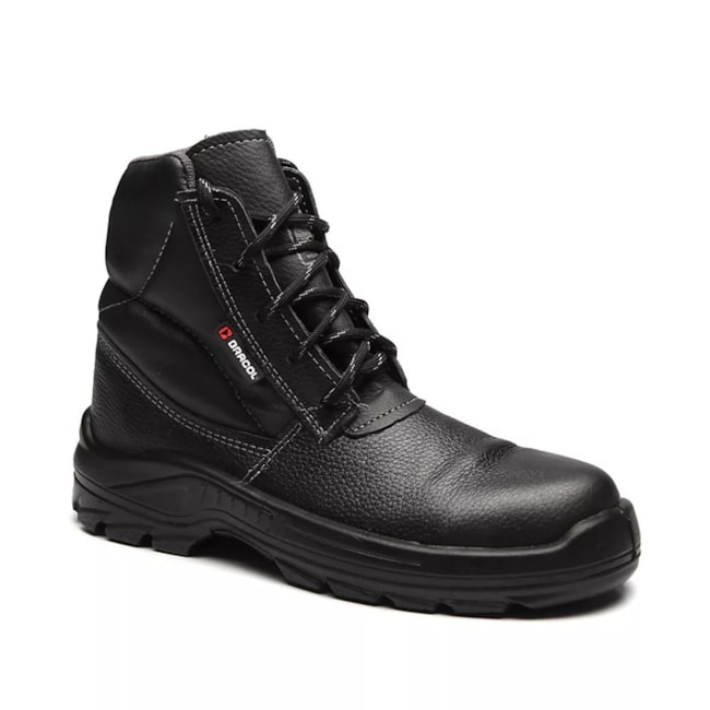Botina de Segurança Microfibra Biqueira Composite Bidensidade Solado Estabilizador Preta CA 43938 4031BAMS1662LL BRACOL-005ea6ac-5ebf-4637-9c64-87d411fc438c