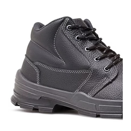 Botina de Segurança Preta com Cadarço e Bico de PVC CA 26449 2020BAAS4400LL BRACOL -73200a29-1820-4155-badf-d49d86cd559f