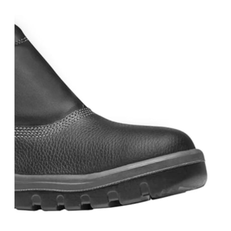 Botina de Segurança Preta com Elástico Bico de Aço Solado Bid CA 25687 4045BELS2400LL BRACOL-124918f7-689d-4fad-b379-3713b7ff4830