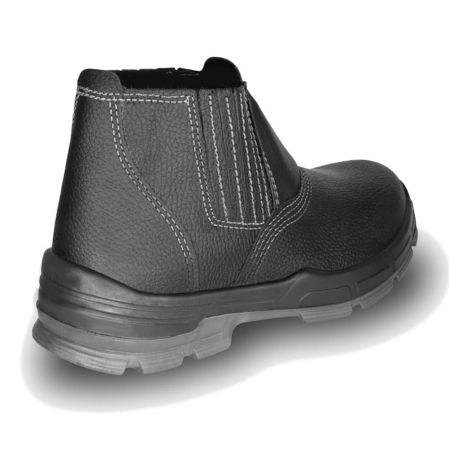 Botina de Segurança Preta com Elástico Bico de Composite CA 42165 4045BELS1600LL BRACOL-b01d2935-7103-4f86-9f26-6207d13f96b9