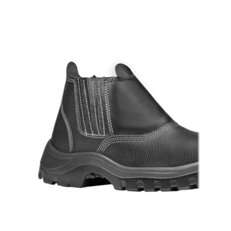 Botina de Segurança Preta com Elástico Bico de PVC n° 46 CA 42016 4045BELS4600LL BRACOL-60b197fa-e1c6-4d8c-99ed-579a93958996