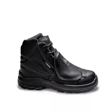Botina Segurança Preto Poliuretano Amarrar Com Biqueira Composta Couro Bidensidade CA 48582 4031BMMS1662LL BRACOL-a4b798d6-daff-4b7a-b952-4b717d6eb2a2
