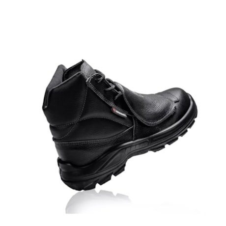 Botina Segurança Preto Poliuretano Amarrar Com Biqueira Composta Couro Bidensidade CA 48582 4031BMMS1662LL BRACOL-42c5f6bd-393b-4660-8623-84eed4c98af7