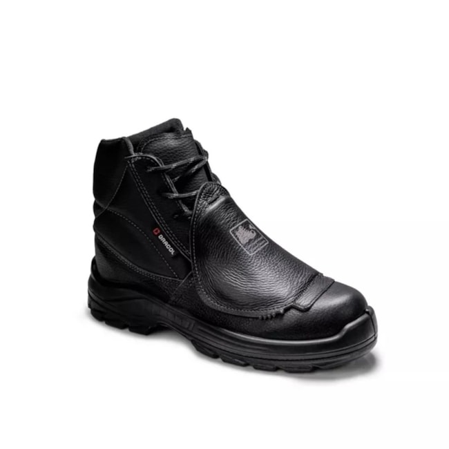 Botina Segurança Preto Poliuretano Amarrar Com Biqueira Composta Couro Bidensidade CA 48582 4031BMMS1662LL BRACOL-a871f97a-2063-4982-a2ff-f8614aa3009c