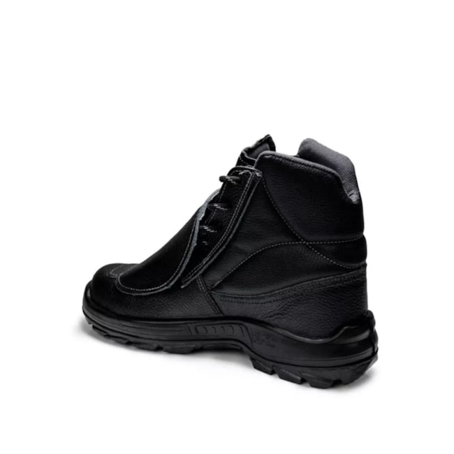 Botina Segurança Preto Poliuretano Amarrar Com Biqueira Composta Couro Bidensidade CA 48582 4031BMMS1662LL BRACOL-c1d10e91-79fd-444e-af17-fae54dc77959