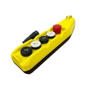 Botoeira Comando Controle 4 Botões + 1 Emergência PL05 STECK