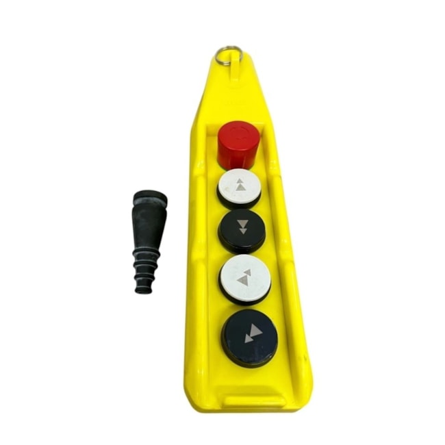 Botoeira Comando Controle 4 Botões + 1 Emergência PL05 STECK-4ad9c998-082e-4d29-ad60-a32a249df500