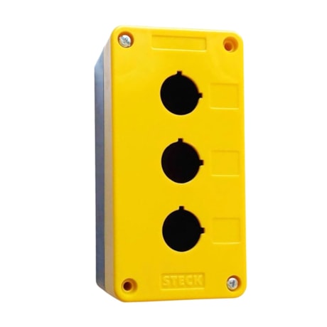 Botoeira de Comando com 3 Furos 22,5mm SQ3K STECK-30233942-3448-4d7c-bdba-6332714dc792