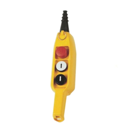 Botoeira Pendente de Comando Controle com 2 Velocidades 2 Operações 1 Emergência 1NA+1NA P03D2 STECK-a6495718-3e73-4e7d-a411-b74b8a7ec1f5