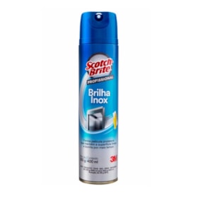 Brilha Inox para Limpeza Profissional 400ml SCOTCH-BRITE 3M