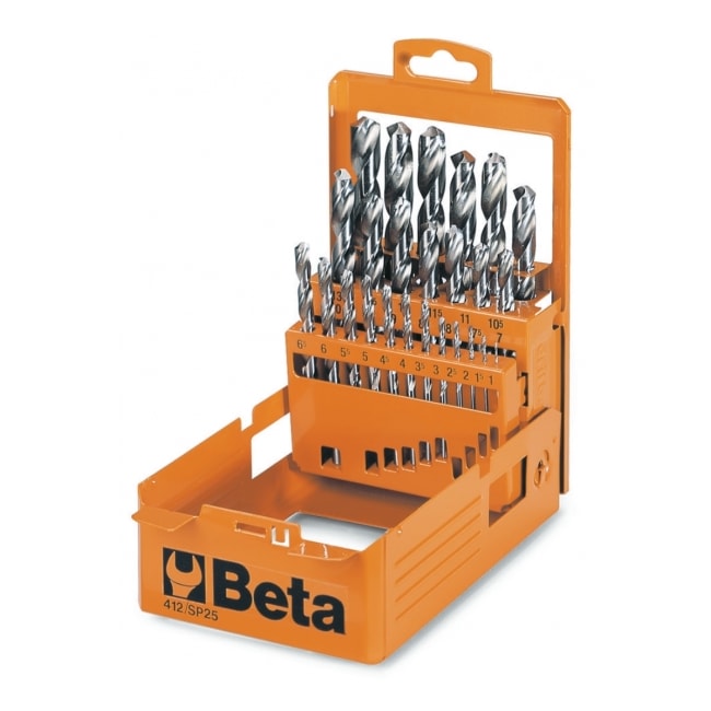Broca Aço Rápido para Metais 1.0 a 10.0mm 19pcs 412/SP19 Beta-fdeeb6b9-02af-42be-94bb-faef93cc5ba9