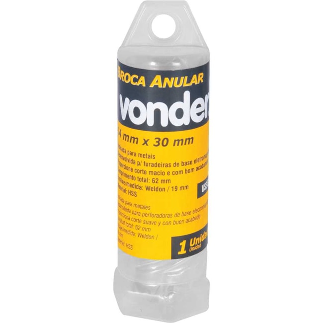 Broca Anular 14x30mm Encaixe Weldon 5310014030 VONDER-d5a7e3bb-f613-40e7-b50e-1fdaea0cc183