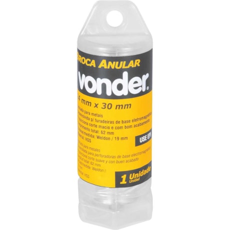 Broca Anular Encaixe Weldon 24mm x 30mm 5310024030 VONDER-90df40bd-a7c8-414a-9f06-4fa764b3361b