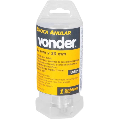 Broca Anular Encaixe Weldon 32mm x 30mm 5310032030 VONDER-5d857bca-cb3f-4216-88b8-b38526310185