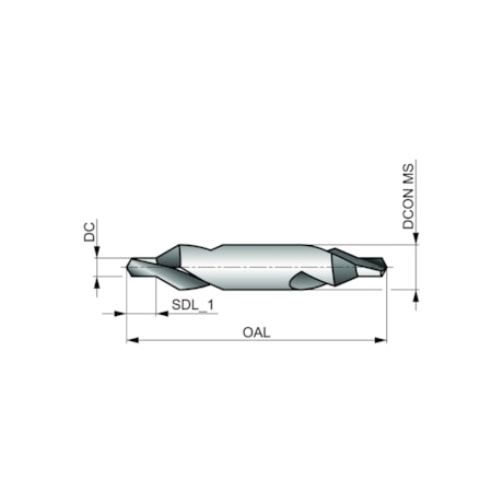 Broca Centro HSS 2.00mm X 6.00mm DIN 333A A2012.0X6.0 DORMER-4153d8a0-0b5f-4239-b763-270138ab4254