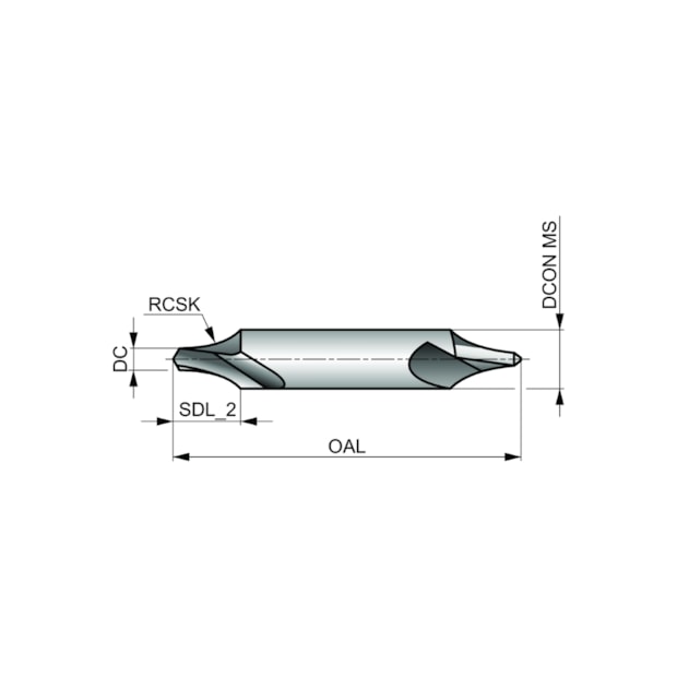 Broca Centro HSS 4.00mm X 10.00mm DIN 333R A2104.0X10.0 DORMER-0060cff1-181c-4aac-9152-9824b7eb2331