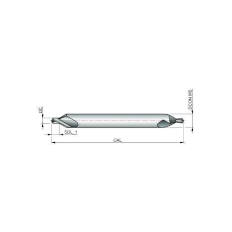 Broca Centro HSS-E 2.00mm X 6.00mm DIN 332 A2422.0X6.0 DORMER-865f1461-5130-456e-bcff-b6a6a5561688