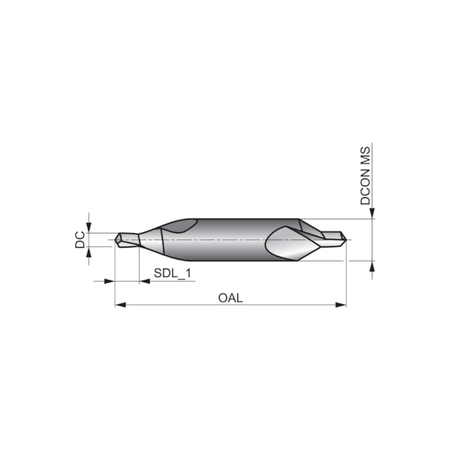 Broca Centro MD 2mm X 5mm DIN 333A R2002.0X5.0 DORMER-40919388-d018-4143-b153-96c102886842