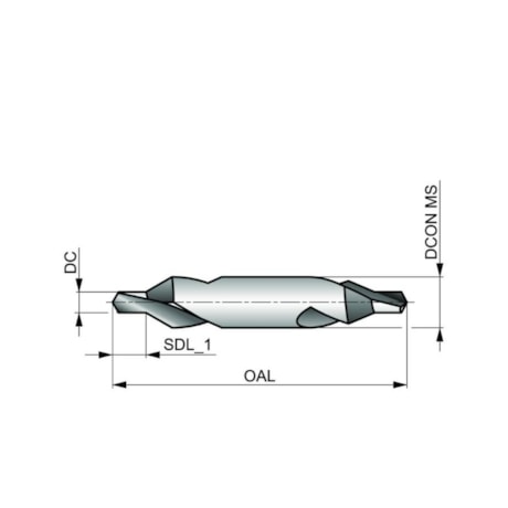 Broca de Centro 3/16