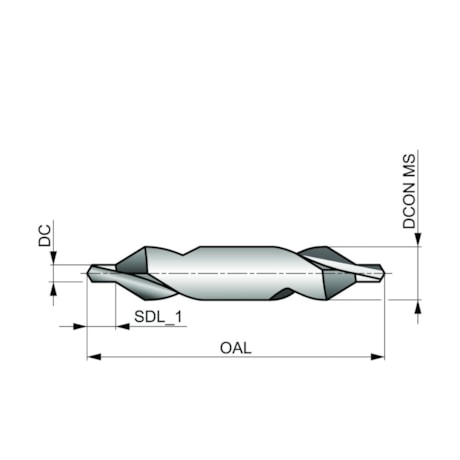 Broca de Centro HSS DIN332 1.5mm x 5.0mm 2.8x40 A2011.5X5.0 DORMER-f6166a51-aee6-490c-984a-e892ef82762d