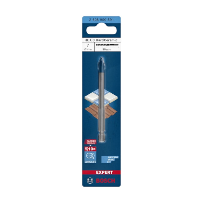 Broca Diamantado 10.0x90mm HEX-9 EXPERT BOSCH -17782e9d-5d2c-4cd7-83e7-9535fd0d381b