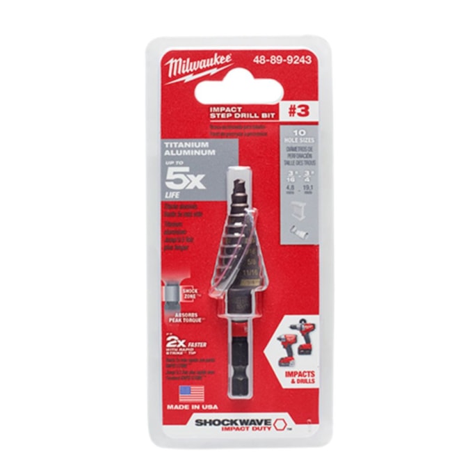 Broca Escalonada 3/16