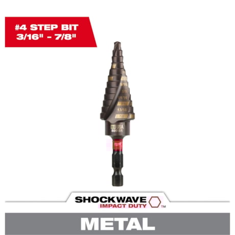 Broca Escalonada 3/16