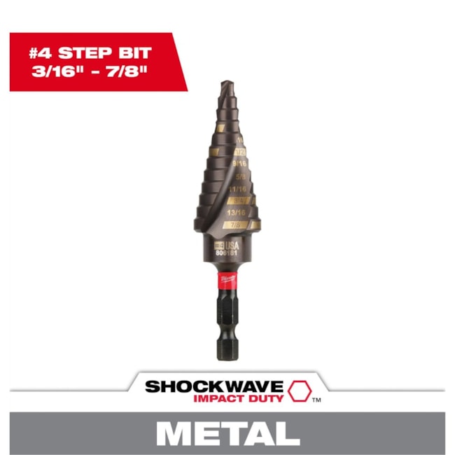 Broca Escalonada 3/16