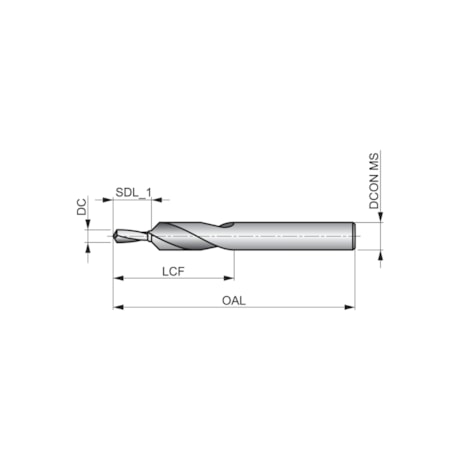 Broca Escalonada HSS 4.50mm 40mm X 84mm Revenida A412M4 DORMER-bb580a40-fb89-45bc-9288-c32f8fdf4a54