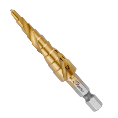 Broca Escalonada HSS 4 a 12 Titânio 723539 MTX-fbfa964d-0a9d-49b2-b1b8-63c1e9e7bfbd