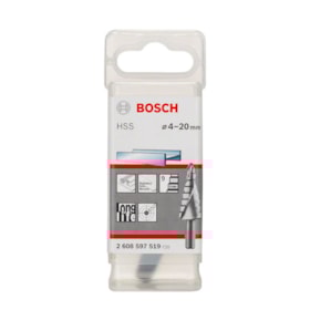 Broca Escalonada para Metal HSS 4 a 20mm 2608597519 BOSCH