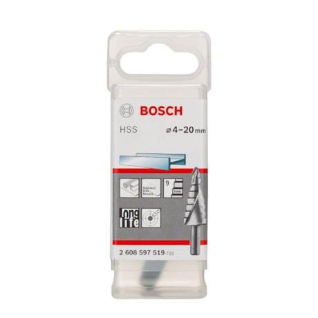 Broca Escalonada para Metal HSS 4 a 20mm 2608597519 BOSCH-38dd2ed2-1606-43db-9c25-bf96f2cbe400