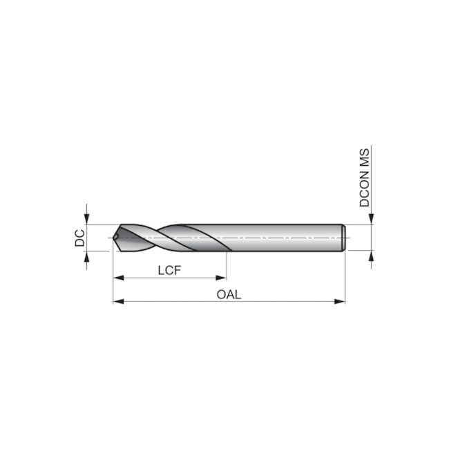Broca Haste Paralela Curta 3.9mm 22X55mm DIN 6539 R1203.9 DORMER-c5f9eb50-e9d3-4306-a6eb-7db432ae672a