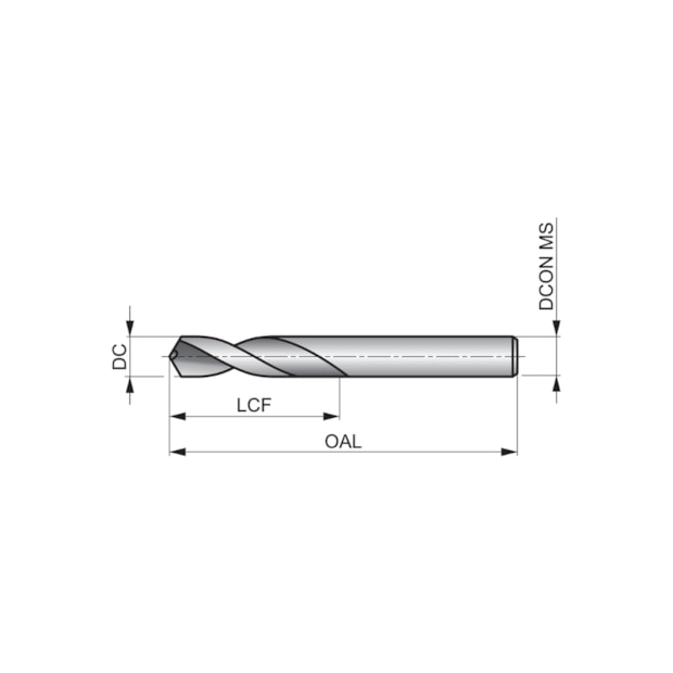 Broca Haste Paralela Curta 5.2mm 26X62mm DIN 6539 R1205.2 DORMER-1782b8f7-b022-4899-bed2-75363e320200