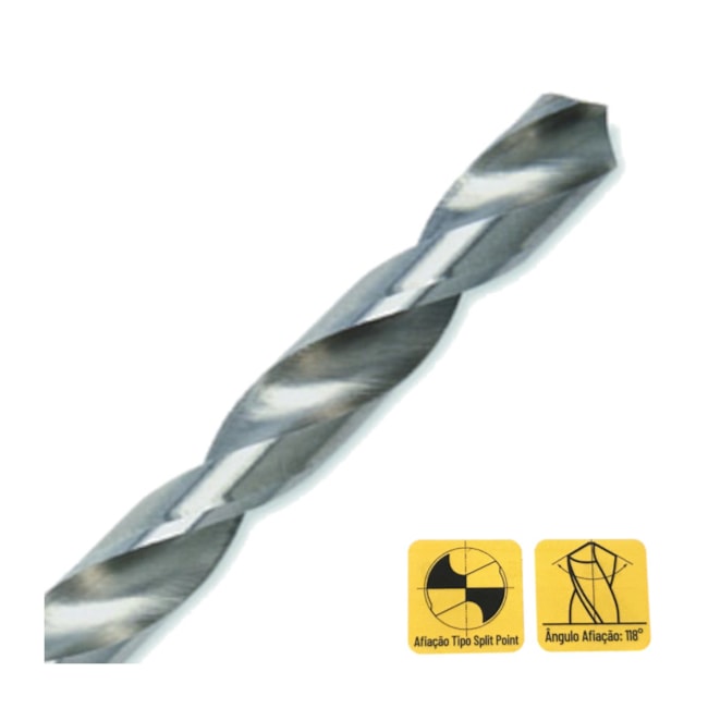 Broca Helicoidal Aço Rápido HSS 10,5mm DIN 338N ROCAST-13671c8d-668d-481d-a0ee-c5db6e4ef0a1