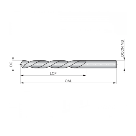 Broca HP HSS DIN 338N 0.35mm Rotação/Corte à Direita A100-0.35 DORMER-5516bac3-f2d5-4a66-9828-9359afb1adab