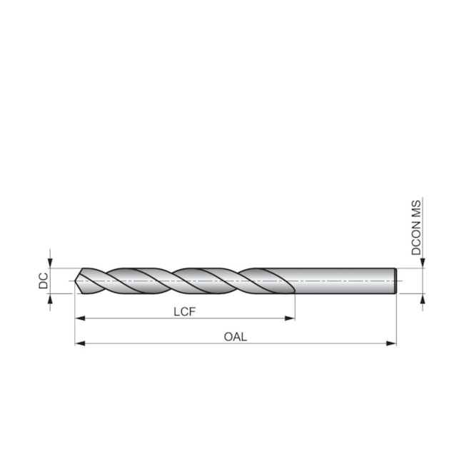 Broca HP HSS DIN 338N 20.50mm x 140mm x 205mm Revenido A10020.5 DORMER-f5ca5c38-1c46-4d02-924d-e5182bc98d67