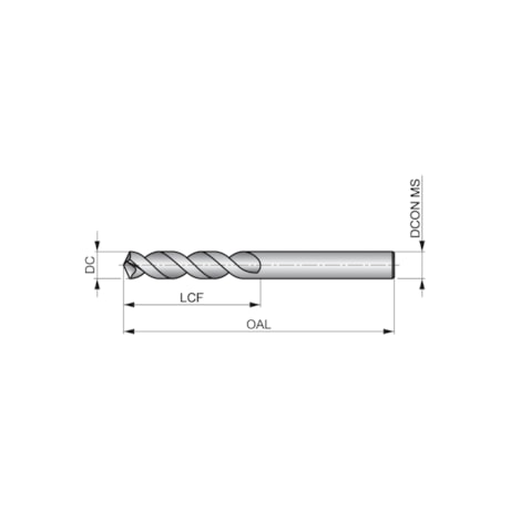 Broca HSS-E 6mm 21X66mm PFX DIN/ANSI Nitreto de Alumínio e Cromo A9216.0 DORMER-314dae90-4a93-4668-811f-40b71bc3970c