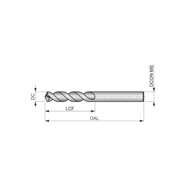 Broca HSS-E 6mm 21X66mm PFX DIN/ANSI Nitreto de Alumínio e Cromo A9216.0 DORMER-01005dcb-6092-4116-b8c6-fc8f38ef1cde