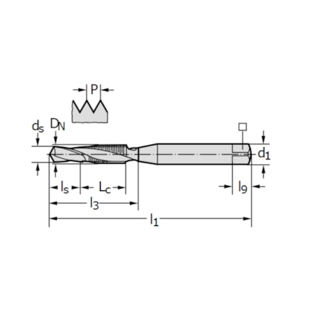 Broca Macho Máquina HSS-E Haste Métrica M 4 X 0.7mm DIN371 20417-M4 PROTOTYP WALTER-88553bed-aa7a-4de1-b486-318f993cc6b2