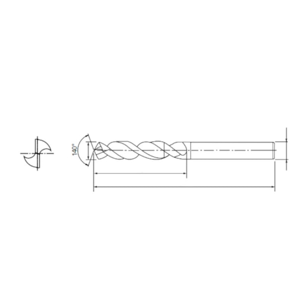 Broca Metal Duro 10.00mm Din 6537K TiALN 3xD MD-3D OSG-1f2750a0-0305-42b2-9c75-fb7f6f69c3e6