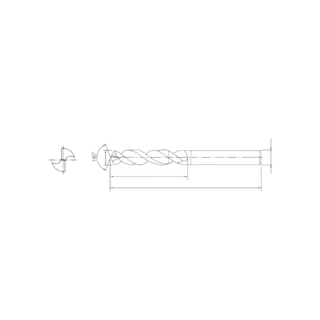 Broca Metal Duro 11,50mm Din 6537K TIALN 3xD MD-3D OSG-14c32930-73f3-4612-a70d-ca4f80c4f35f