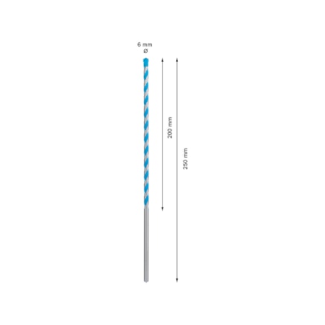 Broca Multimaterial 6,00mm 200X250mm 2608901481 CYL-9 EXPERT MULTICONSTRUTION BOSCH-358915e0-de7f-45e4-a667-b111a9852f65