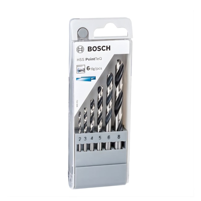 Broca para Metal HP HSS 2.0 a 8.0mm Afiação Cruz com 6 Peças 2608577346 BOSCH-739e1916-081d-4993-8cee-86bb727d519d