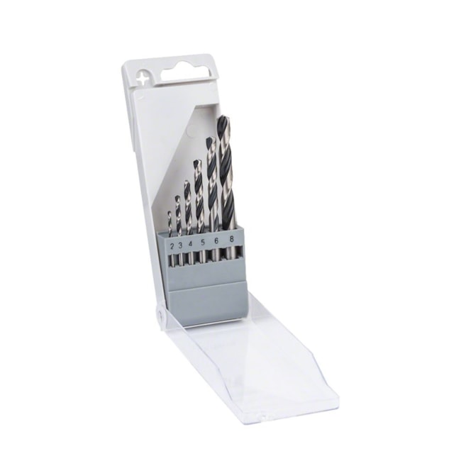 Broca para Metal HP HSS 2.0 a 8.0mm Afiação Cruz com 6 Peças 2608577346 BOSCH-5e77ffec-305c-46db-8ec8-7f1bf314e930
