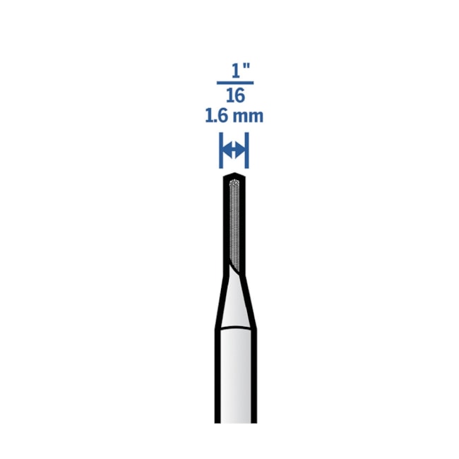 Broca para Remover Rejunte de 1,6mm para Micro Retífica 26150569AA DREMEL-d6bb7cff-222b-456e-b9be-676b30524c8c