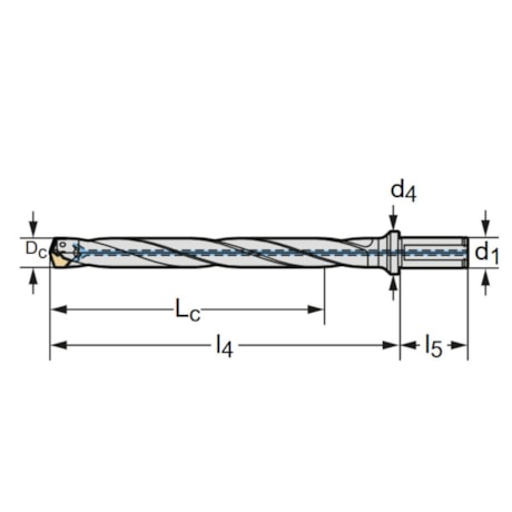 Broca Pastilhada Intercanbiável 19.00mm 10XD D4140-10-19.00F20-D WALTER-f0e0ff59-9957-46ce-9302-031b9bcc7e69
