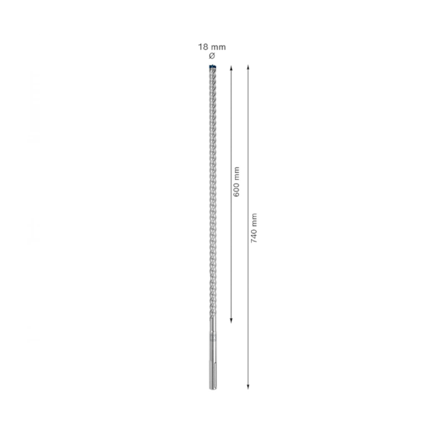 Broca SDS Max 18 x 740 x 600mm com Ponta Maciça MAX-8X CARBIDE 2608900223 EXPERT BOSCH-2278efba-3240-4134-882e-9ef3a5c4f1a4