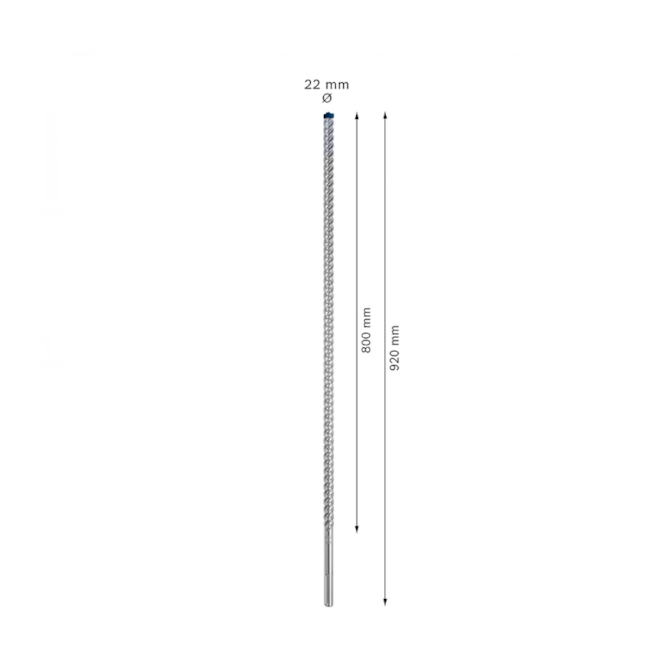 Broca SDS Max 22 x 920 x 800mm com Ponta Maciça MAX-8X CARBIDE 2608900236 EXPERT BOSCH-dbeb099e-0366-4a08-a518-dd54d24fa58c