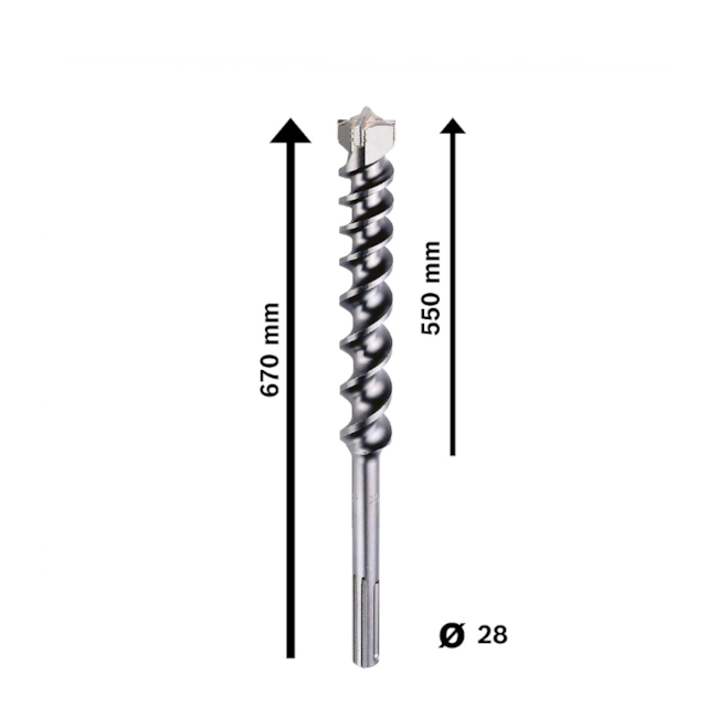 Broca SDS Max 28 x 670 x 550mm Max-9 Quadro-X 1618596439 BOSCH-0c1cefa4-c49c-4122-9af7-235e6e10ac24